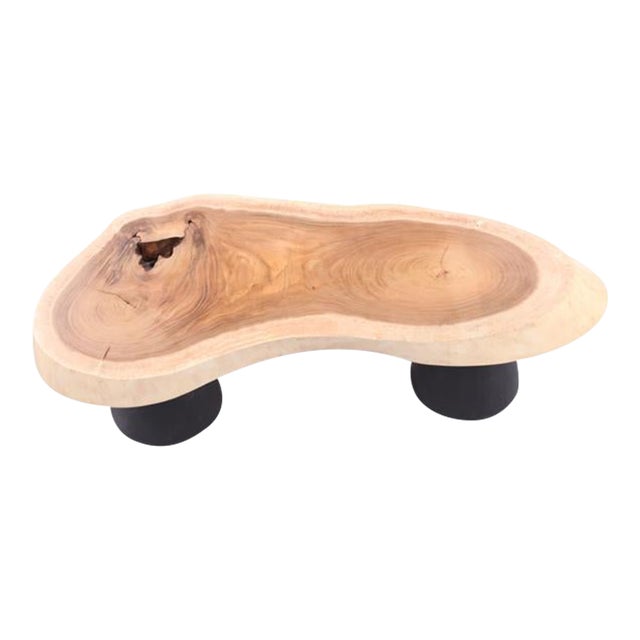 Double Ring Living Edge Coffee Table 17 | Chairish