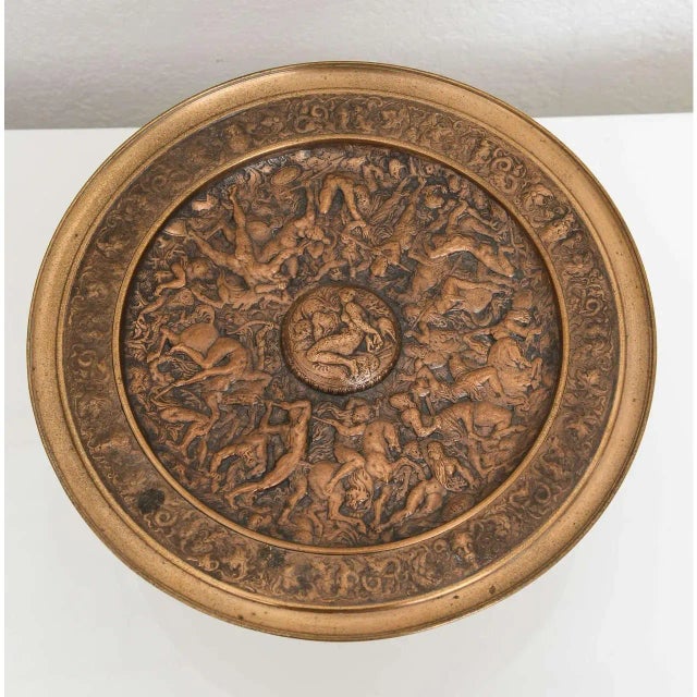 Antique Tazza Grand Tour Amazonian Battle Scene Bronze For Sale - Image 9 of 11
