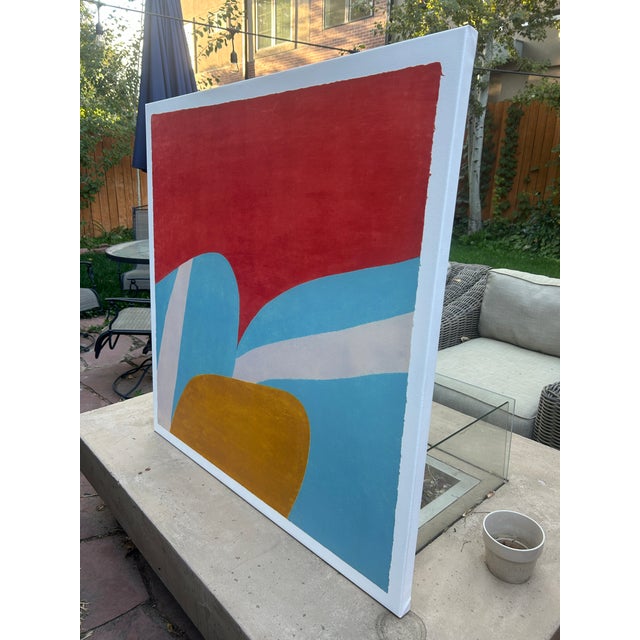 Large 40” ‘California’ Print on Canvas After Carol Summers For Sale - Image 9 of 9