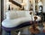 Modern 1980s Vintage Purple and Off-White Cloud Sofa After Pearsall For Sale - Image 3 of 9