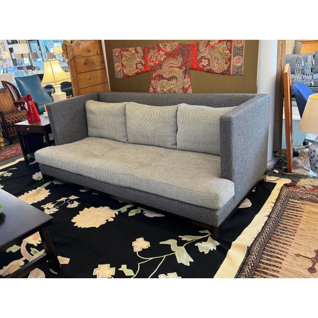 Milo Baughman Jay Jeffers Bespoke Shelter Sofa, in the Style of Milo Baughman For Sale - Image 4 of 12