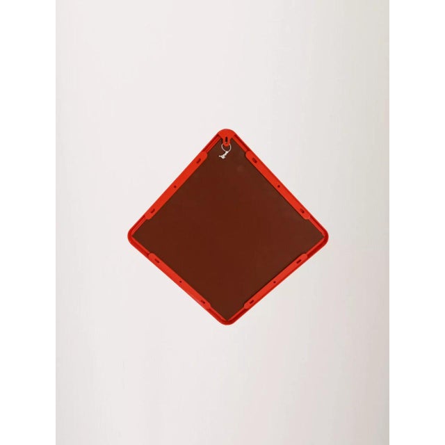 Glass Finnish Wall Mirror by Makisen Kuvasti Oy, 1970s For Sale - Image 7 of 10
