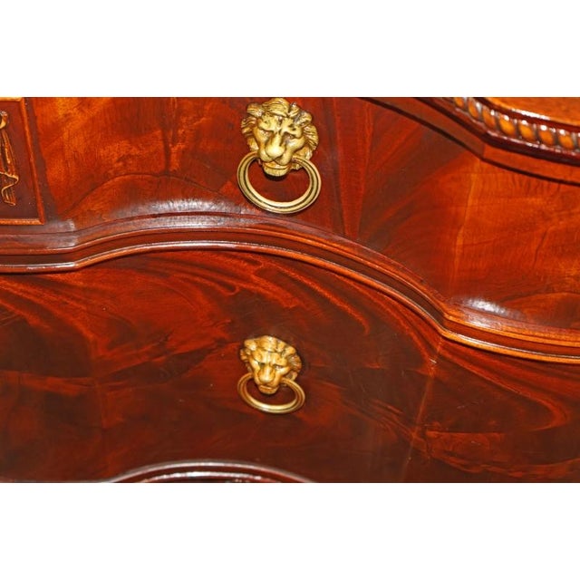 Early 20th Century Batesville Romweber Mahogany Carved Buffet Server Sideboard For Sale - Image 10 of 17
