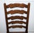 Antique English Rush Seat Ladderback Dining Chairs, 1910s, Set of 6 For Sale - Image 16 of 18