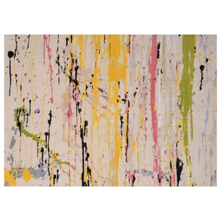 Stark Studio Rugs Contemporary New Oriental Tibetan Wool Rug - 8′1″ × 10′2″ For Sale