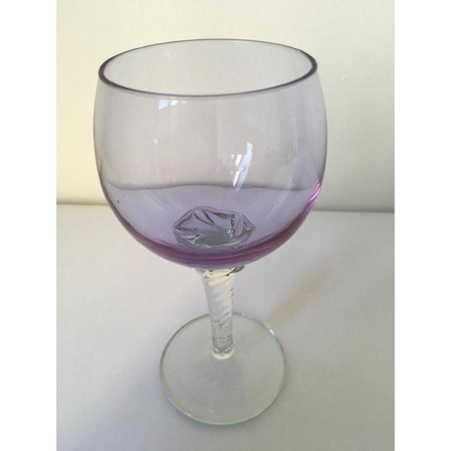 Baroque Postmodern Murano Glass Goblet, Italy, 1960s For Sale - Image 3 of 15