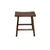Oriental Walnut Brown Rectangle Backless Slim Stool Bench Side Table For Sale - Image 4 of 7