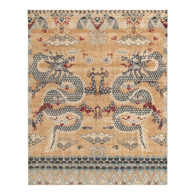 Rug & Kilim’s Oversized Double Dragon Rug, 14x20 For Sale