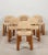 1970s Mid-Century Italian Dining Chairs attributed to Alessandro Becchi, 1970s, Set of 6 For Sale - Image 5 of 8