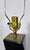 1980s Postmodern Faceted Geometric Ceramic Sculptural Table Lamp For Sale - Image 4 of 9