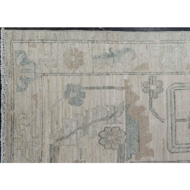 Early 21st Century Oushak Rug 11'6" x 14'6" For Sale - Image 5 of 8