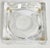 Mid-Century Modern Vintage Modern Square Glass Ashtray For Sale - Image 3 of 7