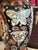 Ceramic Vintage Black and Red Chinoiserie Style Table Lamp For Sale - Image 7 of 9