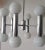 Mid-Century Modern Vintage Chromed Ceiling Lamp from Targetti For Sale - Image 3 of 7