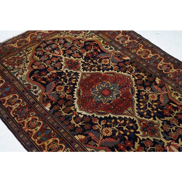 Antique Farahan Sarouk Rug 4'5'' x 6'8'' For Sale - Image 10 of 11