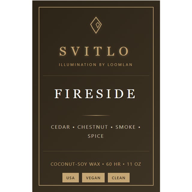 Loomlan Fireside - Cedar, Chestnut Candle For Sale - Image 4 of 4