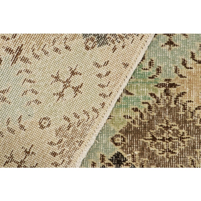 Textile Vintage Zeki Müren Rug With Polychromatic Diamond Patterns, From Rug & Kilim For Sale - Image 7 of 7