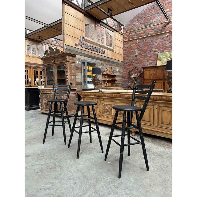 Bar Stools, Set of 3 For Sale - Image 3 of 9