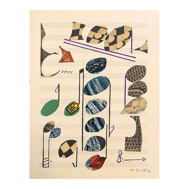 Alberto Magnelli Lithograph XXe Siecle 1972 For Sale