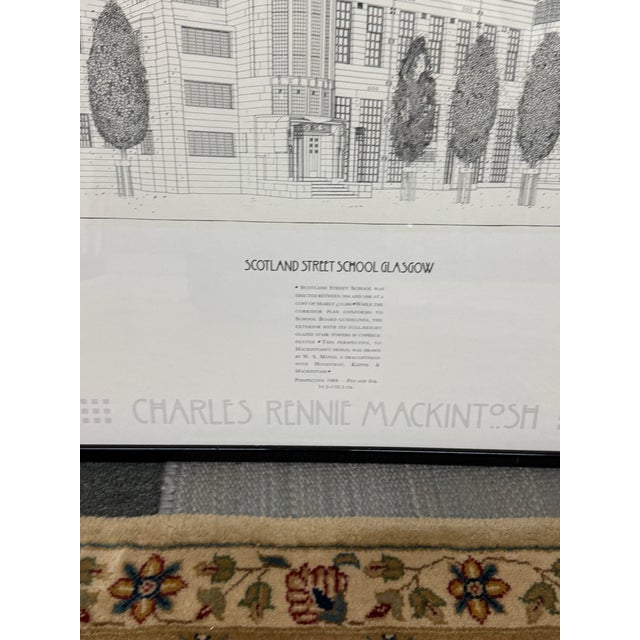 Charles Rennie Mackintosh Glasgow School of Art Poster Print, Frame For Sale In San Francisco - Image 6 of 12