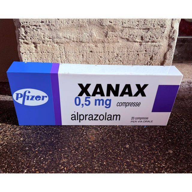1980s Vintage Xanax Sign, 1980s For Sale - Image 5 of 6
