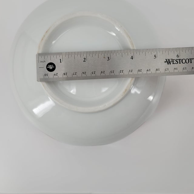 Blue Vintage Japanese Arita Blue and White Phoenix Bowl For Sale - Image 8 of 9