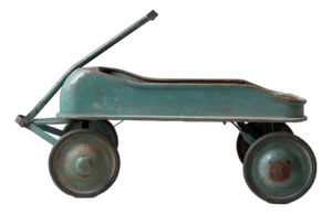 Antique Garton Streak O Lite Metal Toy Wagon