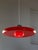 Space Age Saucer Pendant in Red Acrylic Glass from Guzzini, 1960s For Sale - Image 16 of 18