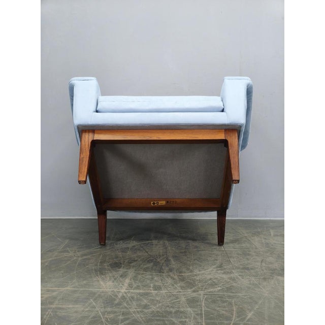 Danish Highback Lounge Chair from Slagelse Møbelvaerk, 1960s For Sale - Image 12 of 14