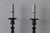 Late 20th Century Georgian Style Mahogany Brass Candlestick Table Lamps - a Pair For Sale - Image 11 of 18