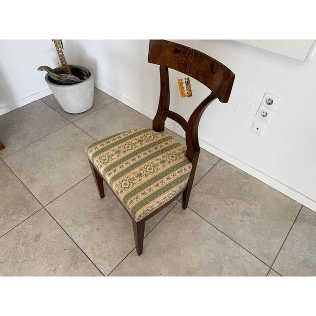 Biedermeier Shovel-Style Armchair in Walnut by Ifantik For Sale - Image 10 of 12