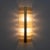 Italian Modern Brass and Smoke Murano Glass Wall Sconces, 2000s, Set of 2 For Sale - Image 3 of 11