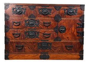 Mid-Century Modern Japanese Chest of Drawers, 1970s