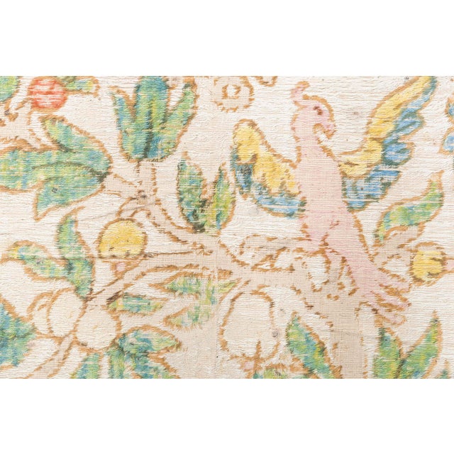 Exquisite 19th-Century European Silk Table Carpet For Sale - Image 10 of 10