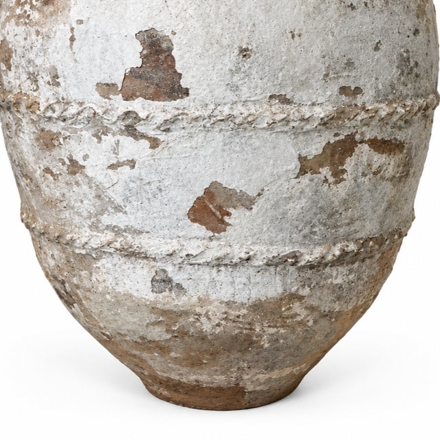 Early 20th Century Extra Large Vintage Olive Jar, 22" X 31.5" For Sale - Image 5 of 5