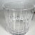 Transparent 1960s Modernist Ribbed Crystal Glass Ice Bucket in Baccarat Style For Sale - Image 8 of 12