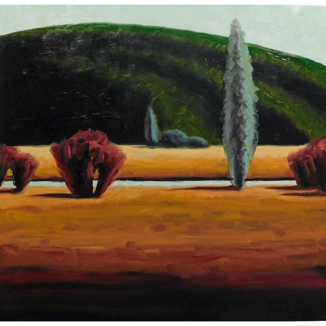 "Cypress Morning" by James Thorpe Original Acrylic Painting on paper Hand signed by the artist Size: 30" x 22" Image Size:...