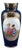 Vintage Empire Hand-Painted Porcelain Vase from Fischer J. Manufactory, 1920s For Sale