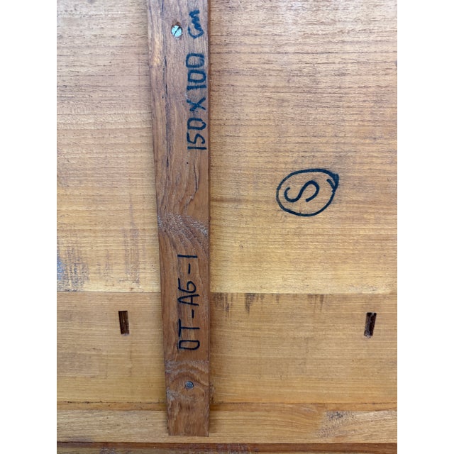 Late 20th Century Vintage Ming-Style Elmwood Coffee Table For Sale - Image 5 of 12