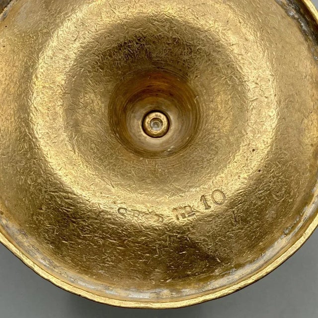 Mid 19th Century Candleholders from Skultuna Messingsbruk, Sweden, 1840s, Set of 2 For Sale - Image 5 of 6