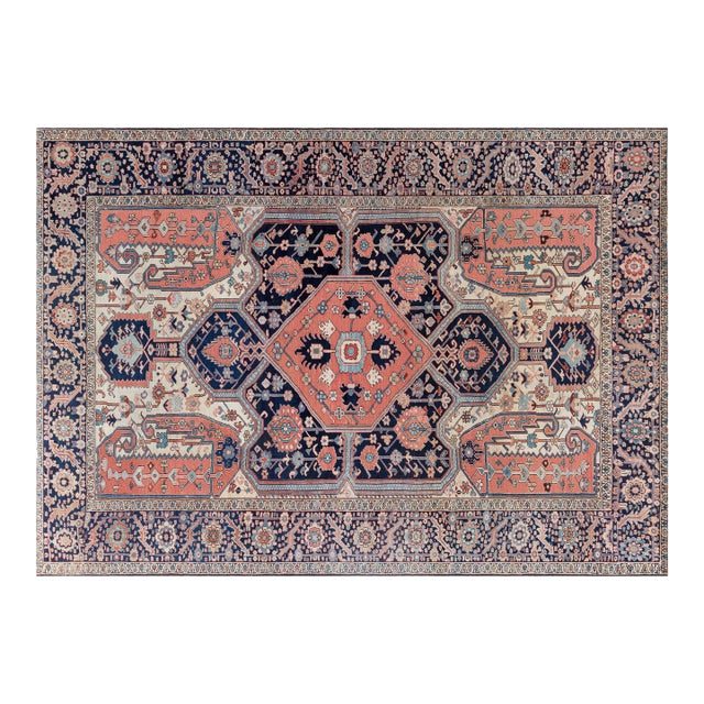 Antique Persian Heriz Rug For Sale