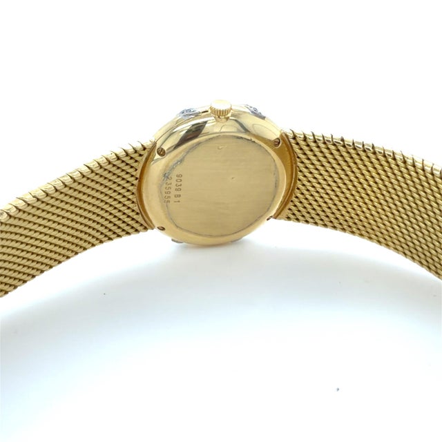 Gemstone Vintage Piaget, 18 Karat Yellow and White Gold and Diamond Watch For Sale - Image 7 of 7