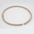 Vintage Cartier stainless steel & 18k yellow gold choker necklace (circa 1980s). The choker necklace measures 16 inches in...