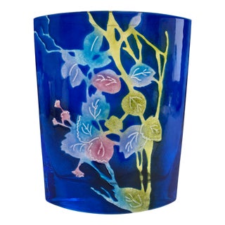 Vintage Art Glass Vase by Ada Lisa Gjeruldsen, 2012 For Sale