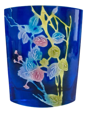 Vintage Art Glass Vase by Ada Lisa Gjeruldsen, 2012