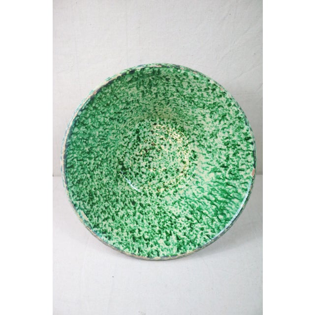 Late 19th Century Italian Pottery Milk Bowl For Sale - Image 4 of 9