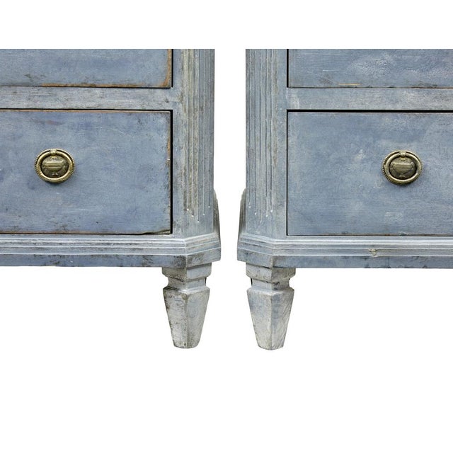 Swedish Gustavian Chests of Drawers, 1880, Set of 2 For Sale - Image 10 of 12