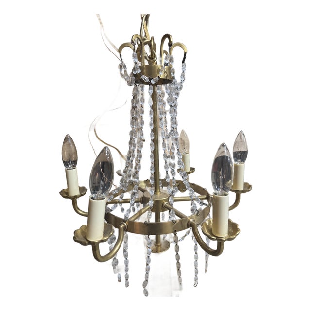 Petite Paris Flea Market Chandelier For Sale