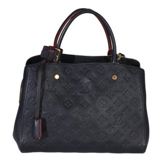 Marine Rouge Monogram Empreinte Montaigne MM For Sale