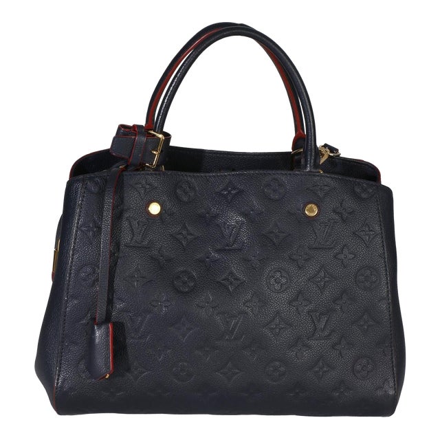 Marine Rouge Monogram Empreinte Montaigne MM For Sale